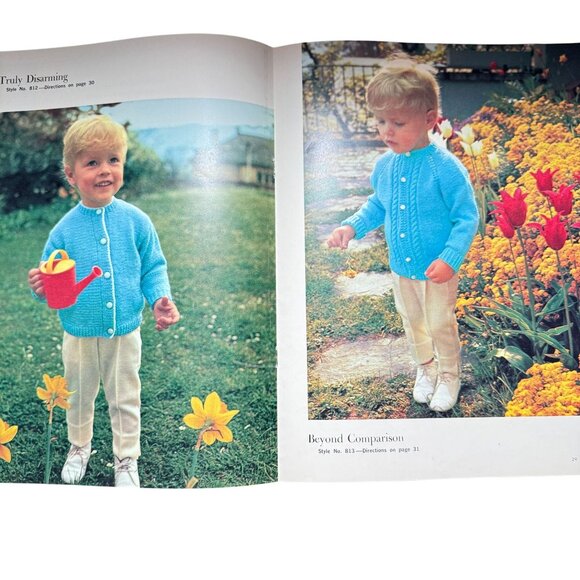 Vintage Spinnerin Knitting Pattern Books Set Vol. 309 & 169 1963/1966 - Picture 10 of 15